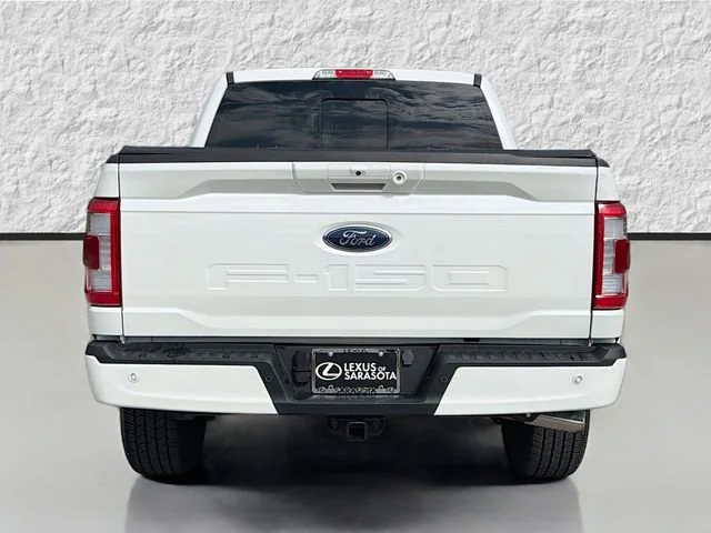 Used 2023 White Metallic Ford LARIAT image 4