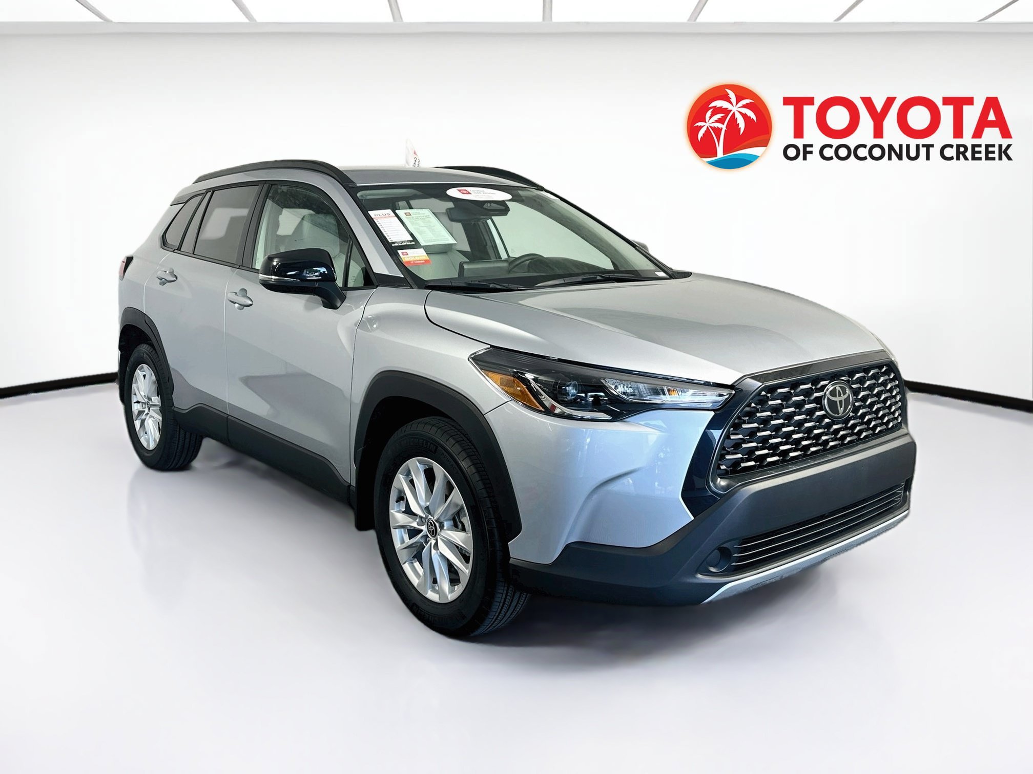 Certified Used 2025 Silver Toyota LE image 1
