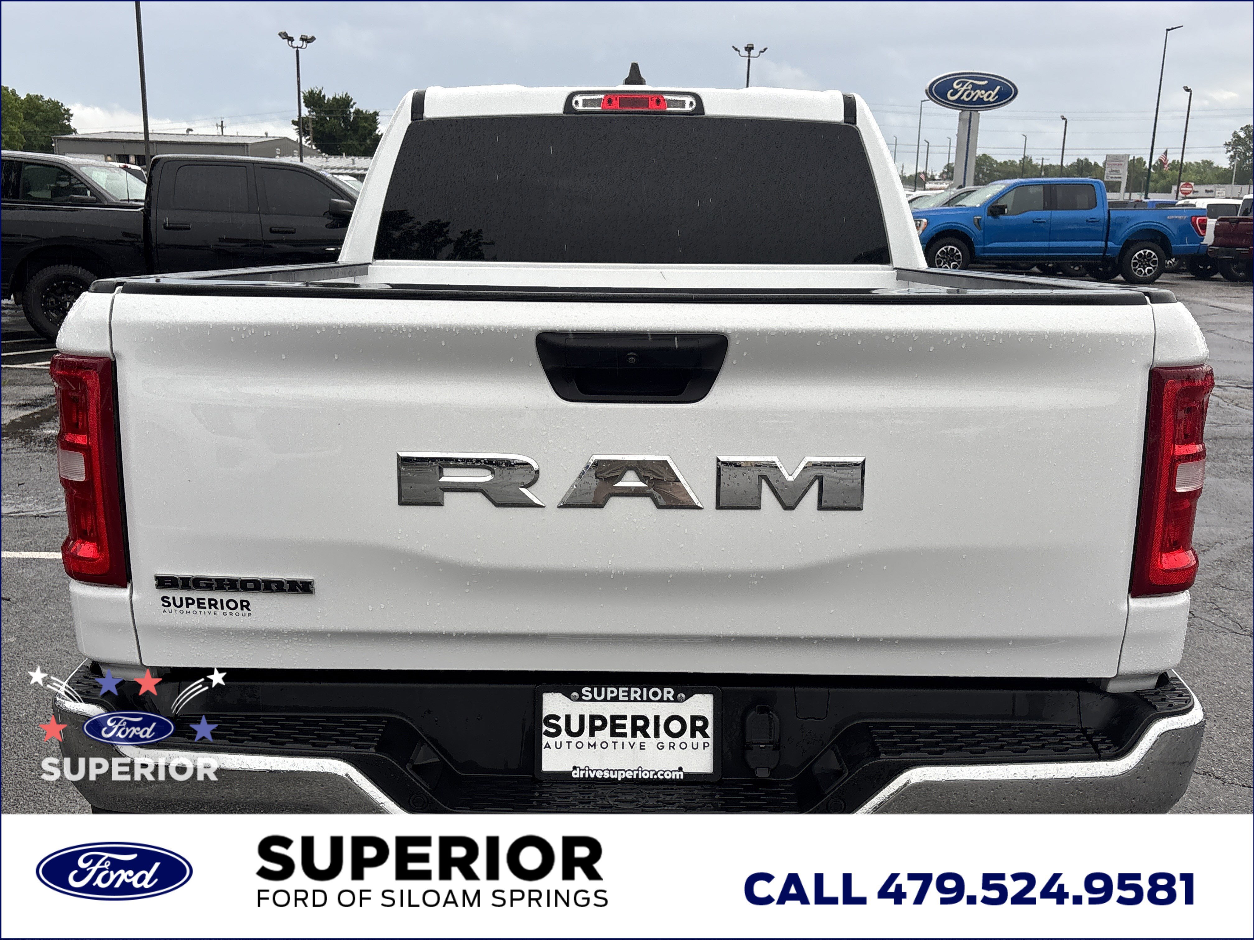 Used 2025 Bright White Clearcoat Ram Big Horn Crew Cab image 5