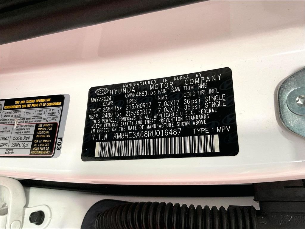 Used 2024 White Hyundai Limited image 34