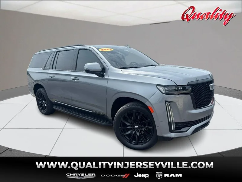 Used 2022 Satin Steel Metallic Cadillac Sport image 1