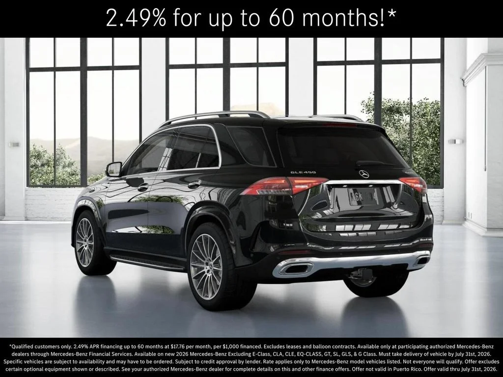 New 2026 Obsidian Black Metallic Mercedes-Benz GLE 450 image 70