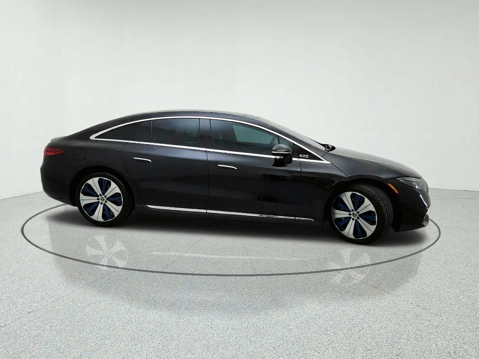 Certified Used 2024 Obsidian Black Metallic Mercedes-Benz EQS 450 image 6