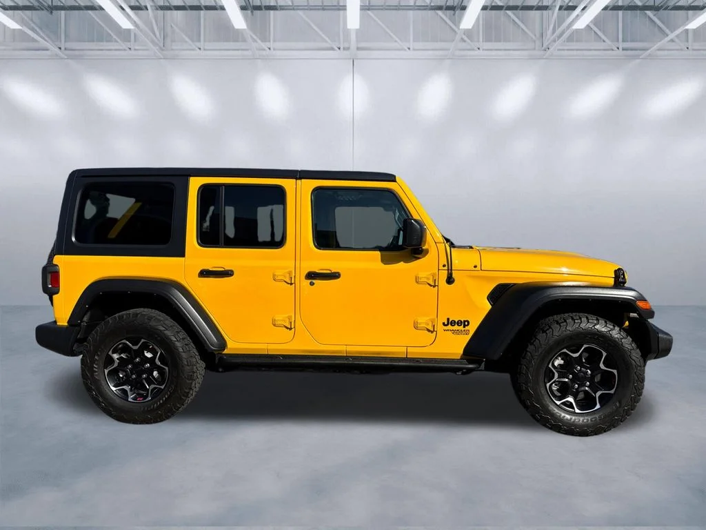 Used 2021 Yellow Jeep Unlimited Sport S image 3