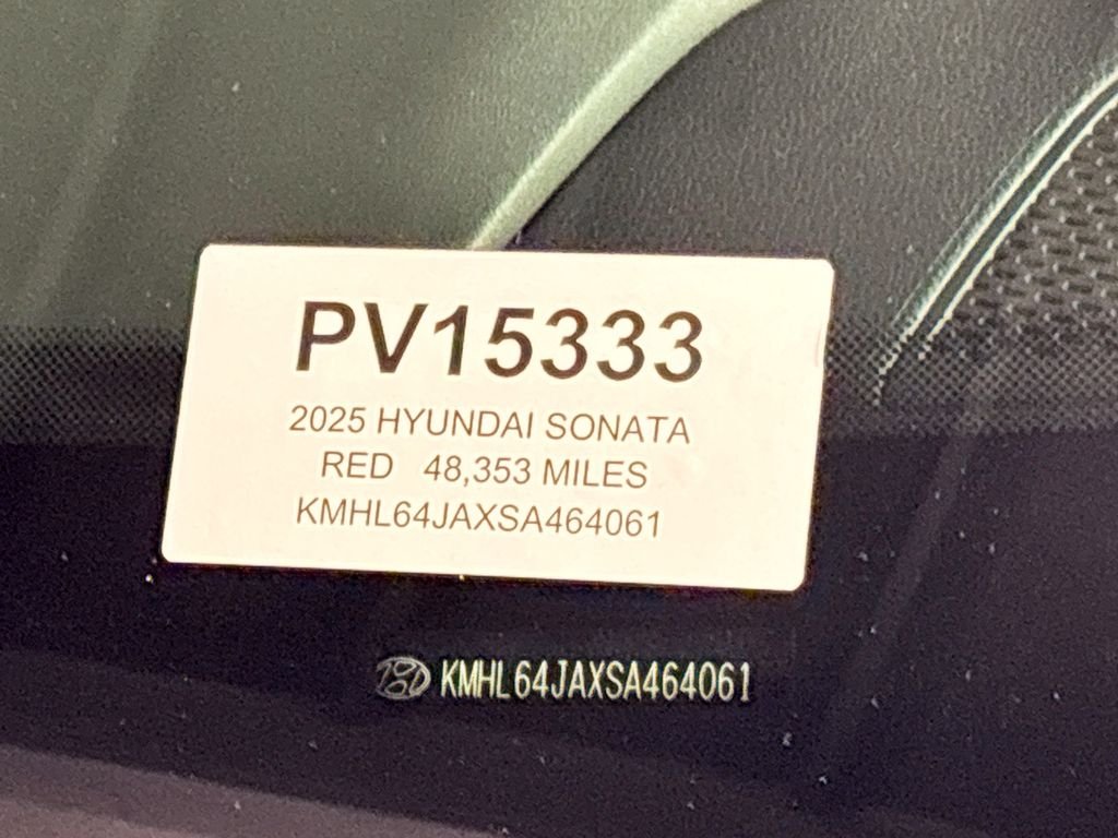 Used 2025 Red Hyundai SEL image 24