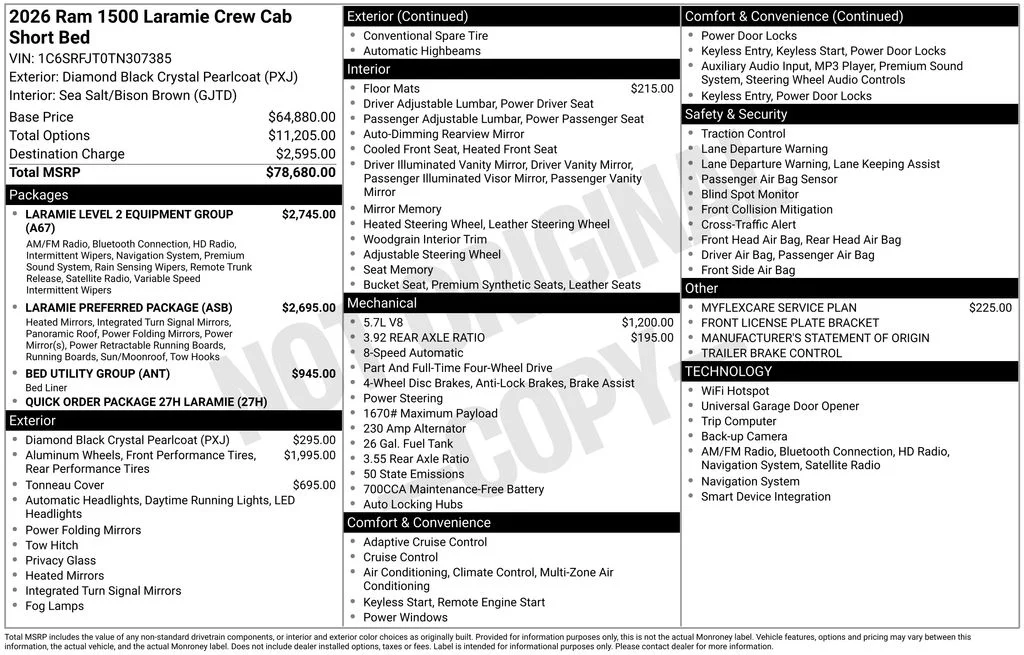 Used 2026 Black Ram Laramie image 6