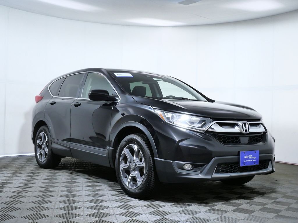 Used 2018 Blue Honda EX image 1