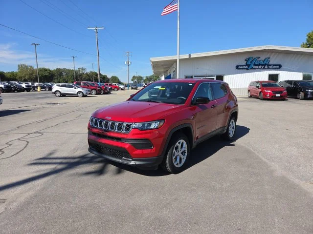 Used 2024 Jeep Compass Sport with VIN 3C4NJDAN5RT156152 for sale in Brazil, IN