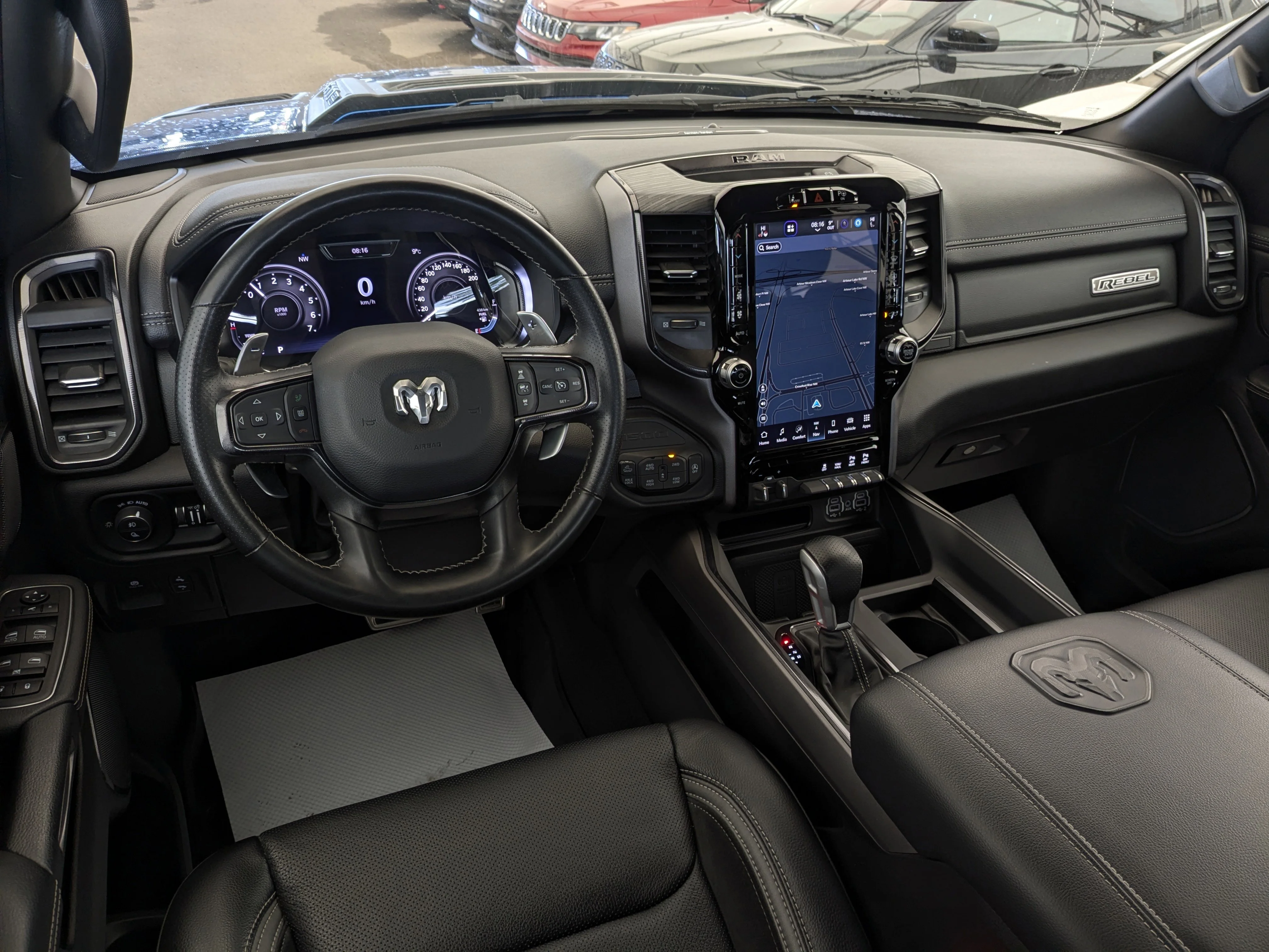 Used 2023 Blue RAM Rebel - Level II - GT Pkg - Advanced Safety Grp - Night Edition & More image 26