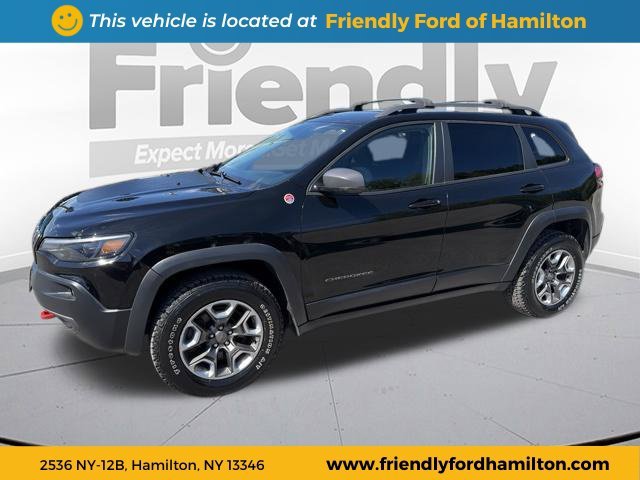 Used 2019 Jeep Cherokee Trailhawk with VIN 1C4PJMBX3KD468863 for sale in Penn Yan, NY