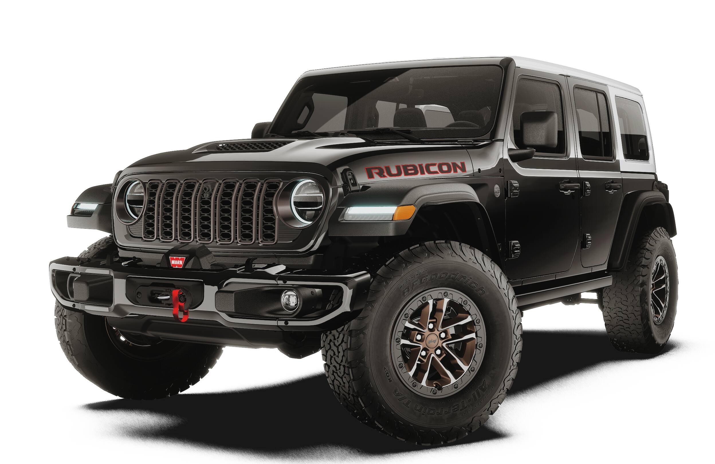 New 2027 Black Clear-Coat Paint Jeep Rubicon image 13