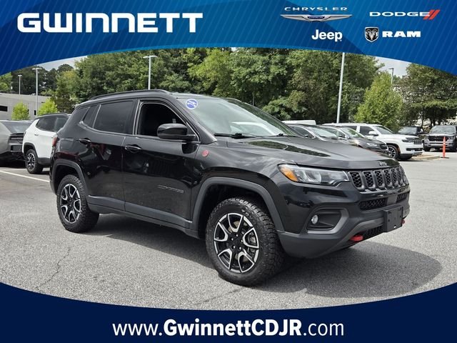 Used 2024 Black Jeep Trailhawk image 1