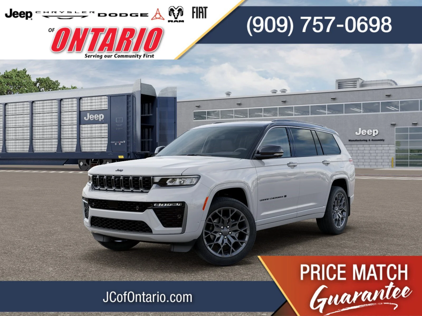 New 2026 Bright White Clear-Coat Exterior Paint Jeep Summit image 1