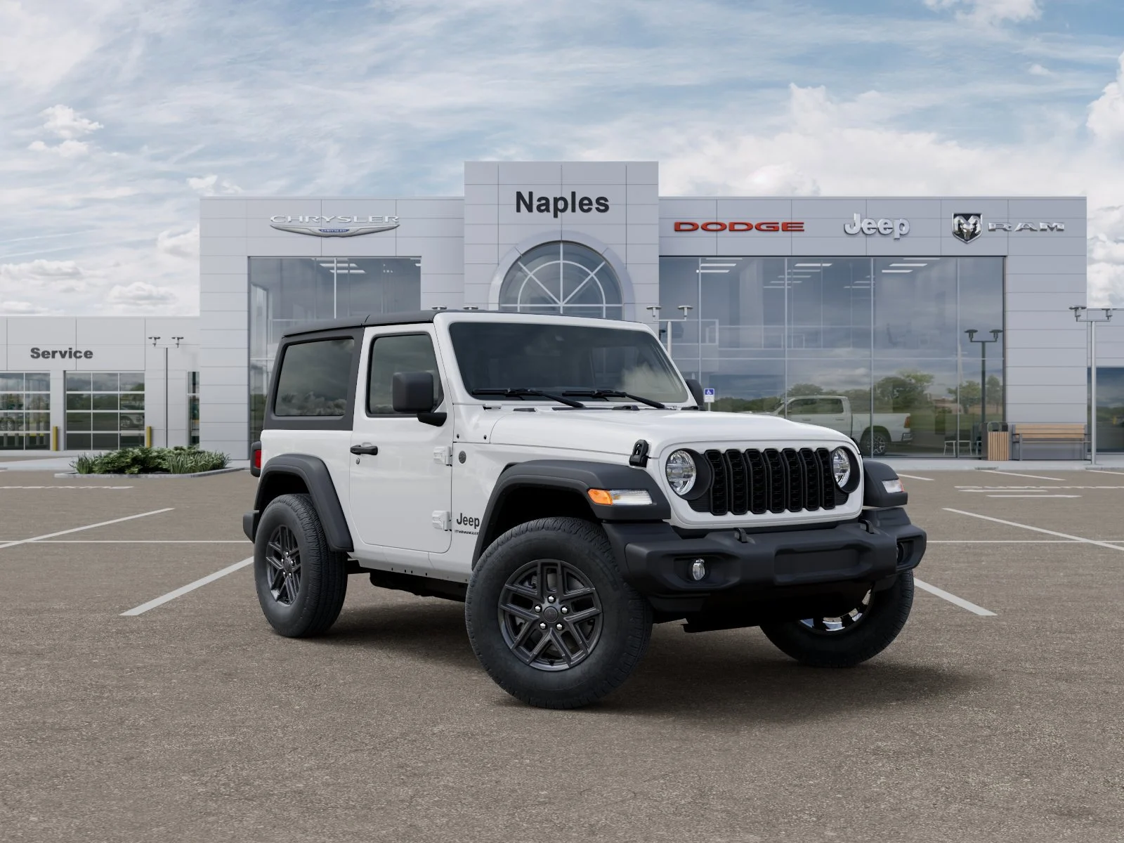 New 2026 Bright White Clearcoat Jeep Sport S image 5