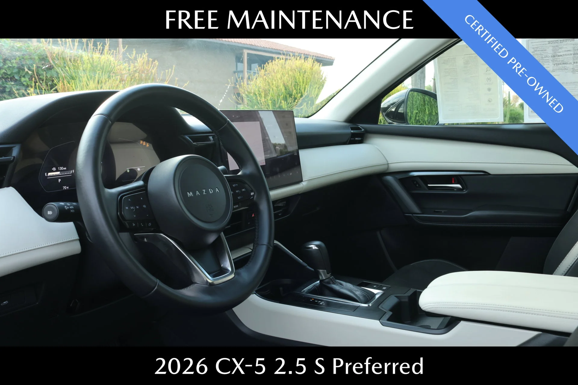 Certified Used 2026 White Mazda 2.5 S Preferred image 6