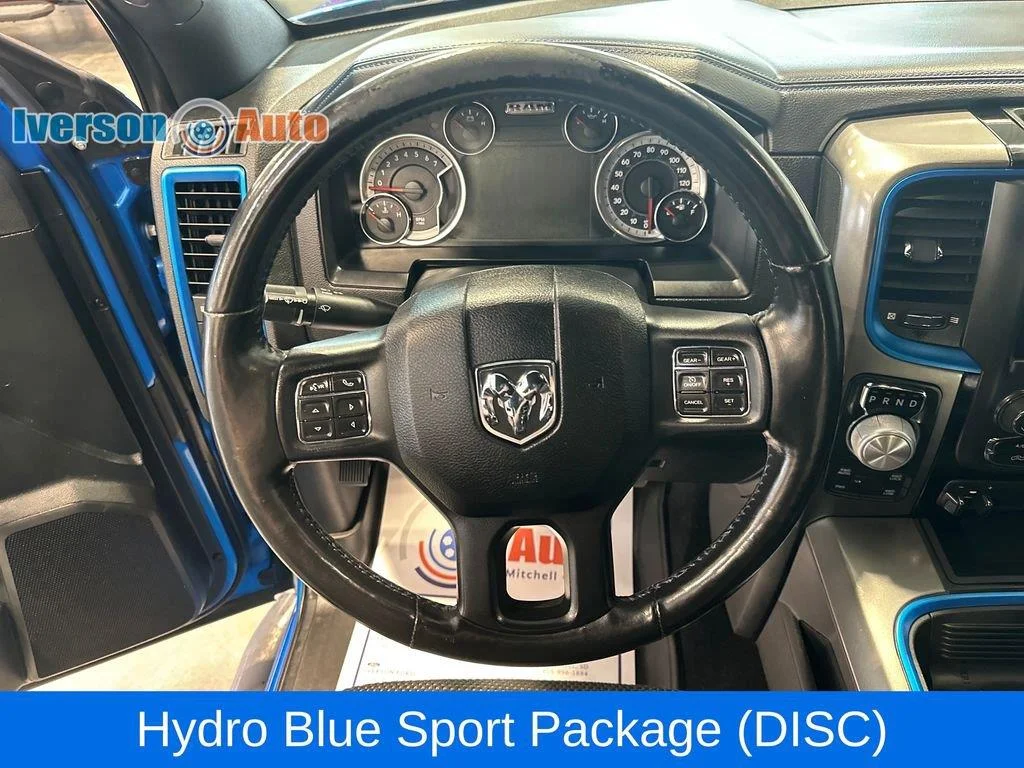 Used 2018 Hydro Blue Pearlcoat Ram Sport image 18
