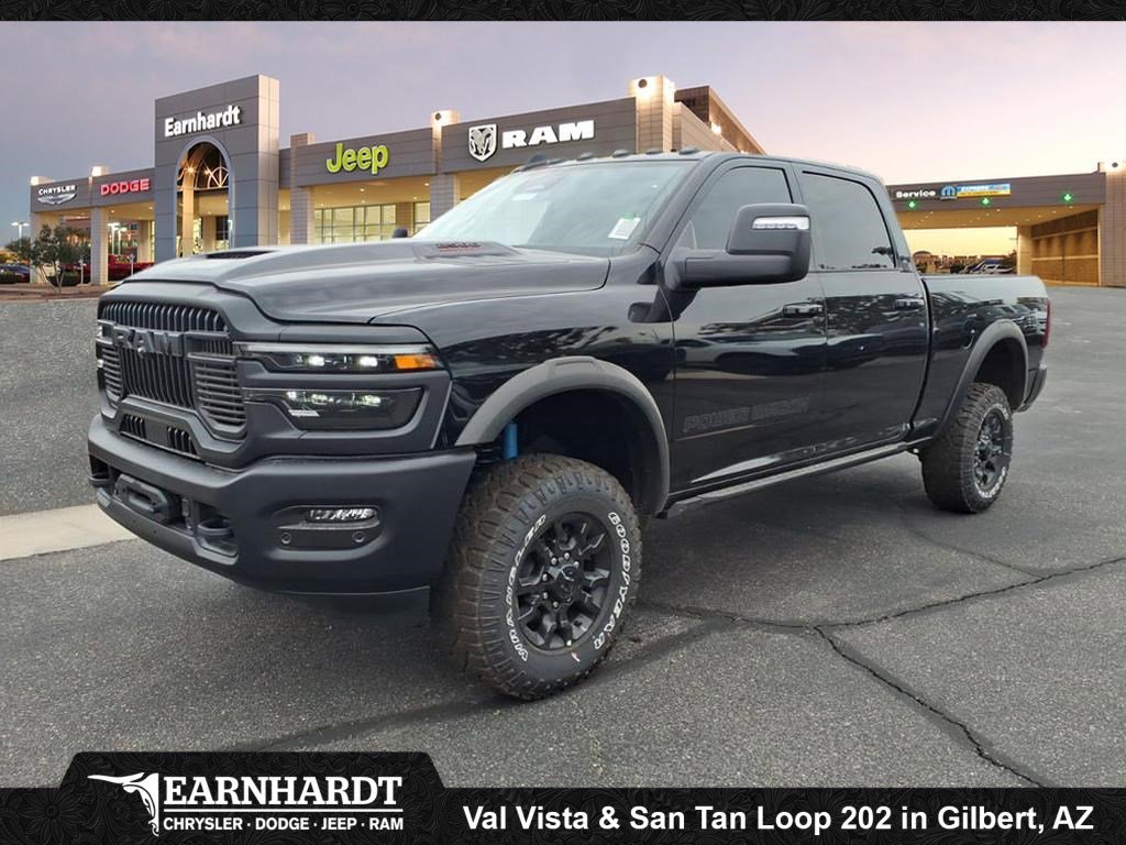 New 2026 Diamond Black Crystal Pearl-Coat Exterior Paint RAM Power Wagon image 1
