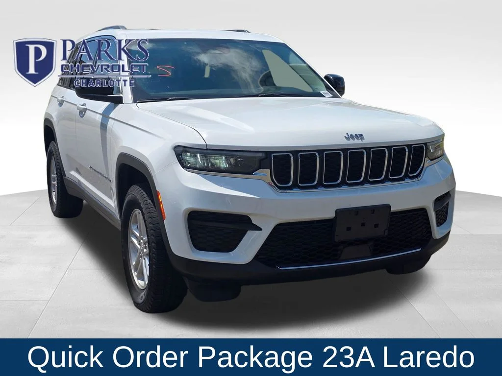 Certified Used 2023 White Jeep Laredo image 1