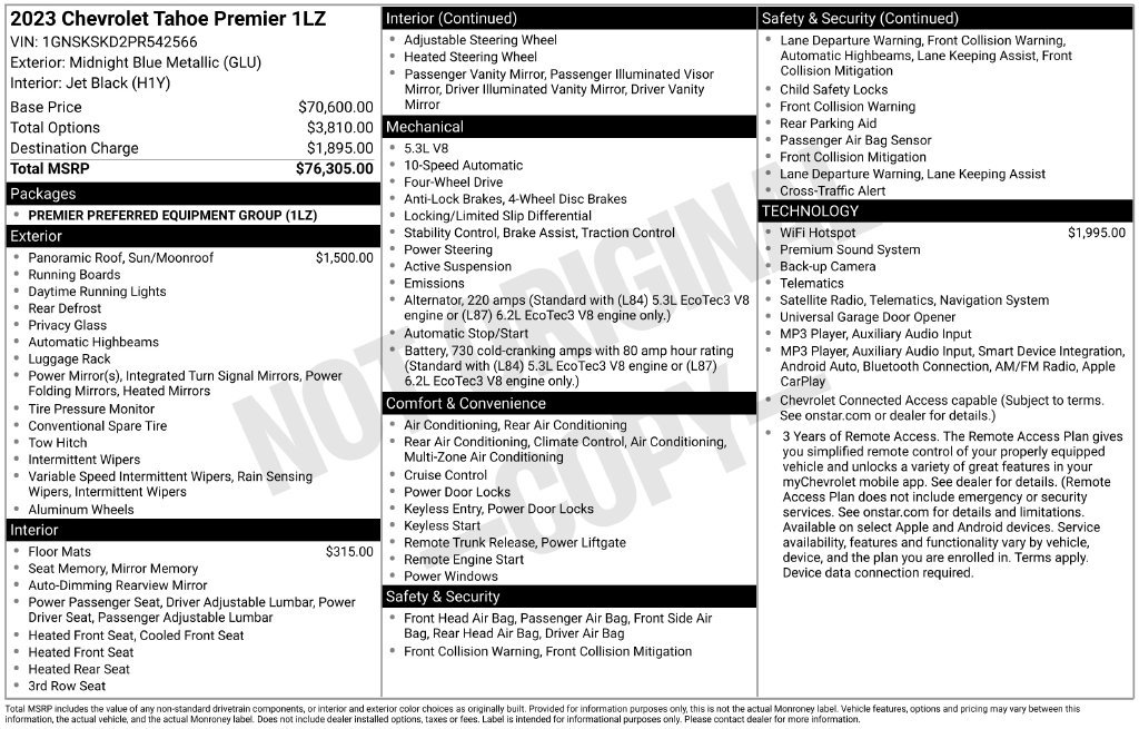 Used 2023 Blue Chevrolet Premier image 18