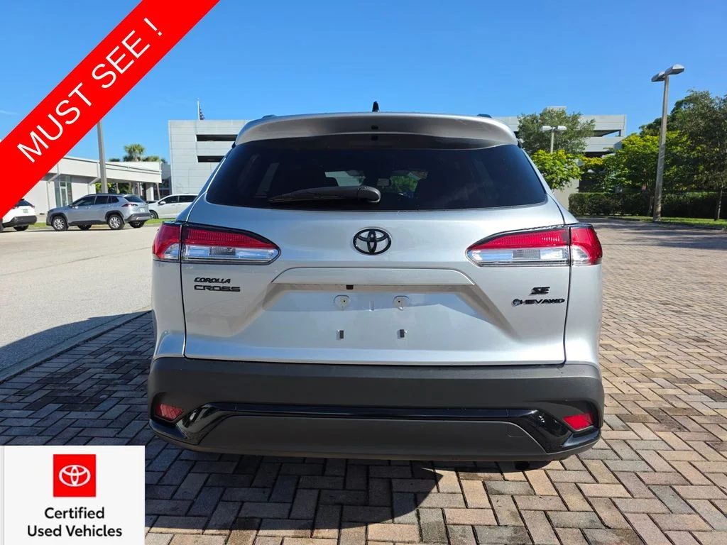 Used 2025 Silver Toyota Hybrid SE image 10