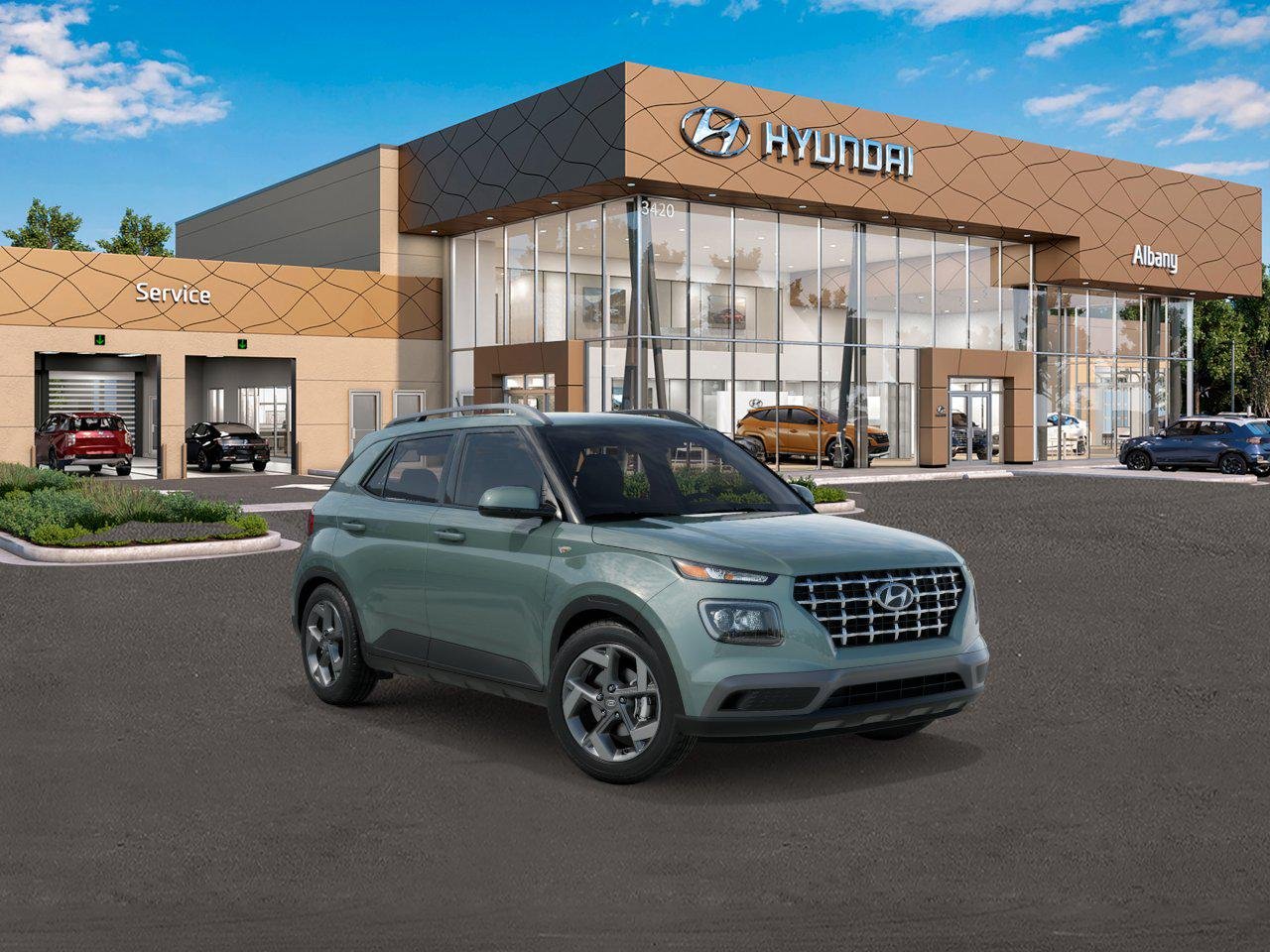 New 2026 Green Hyundai SEL image 2