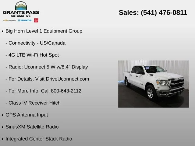 Used 2023 Bright White Clearcoat Ram Big Horn/Lone Star image 25
