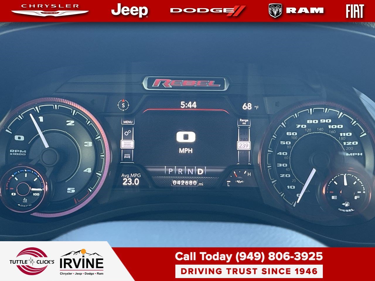Used 2022 Bright White Clearcoat Ram Rebel image 24