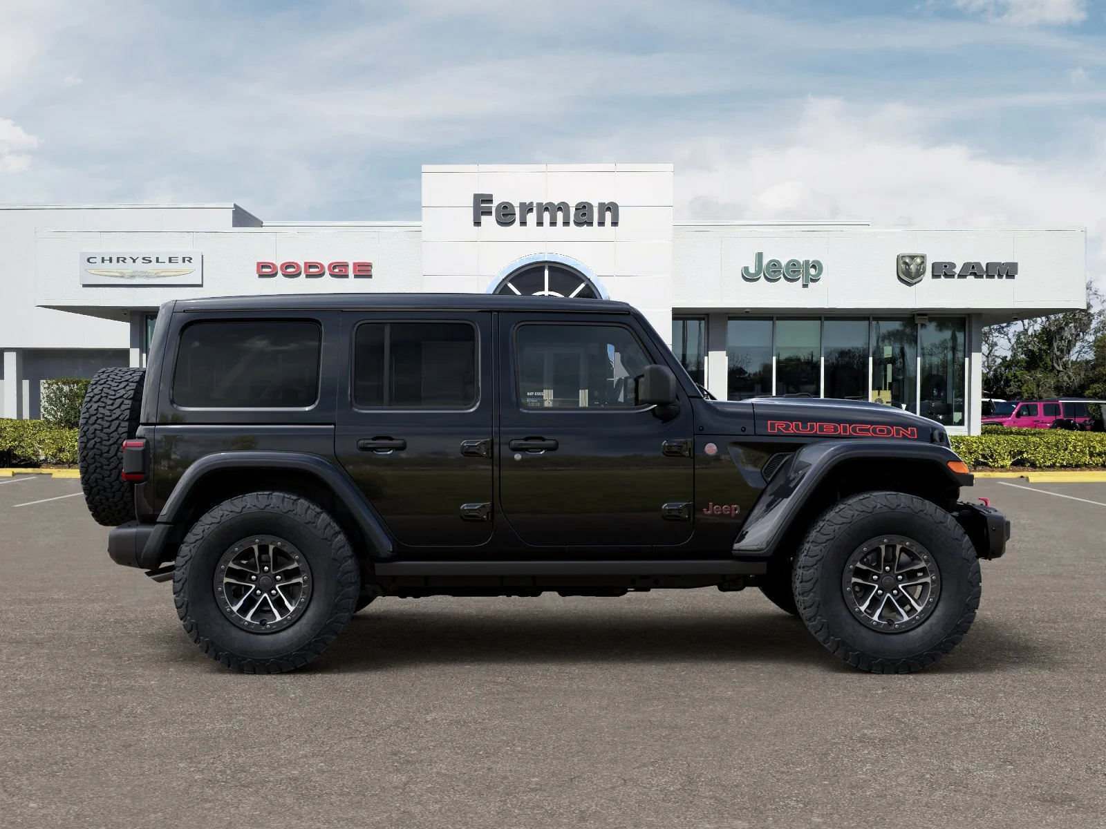 New 2026 Black Clear-Coat Exterior Paint Jeep Rubicon X image 56