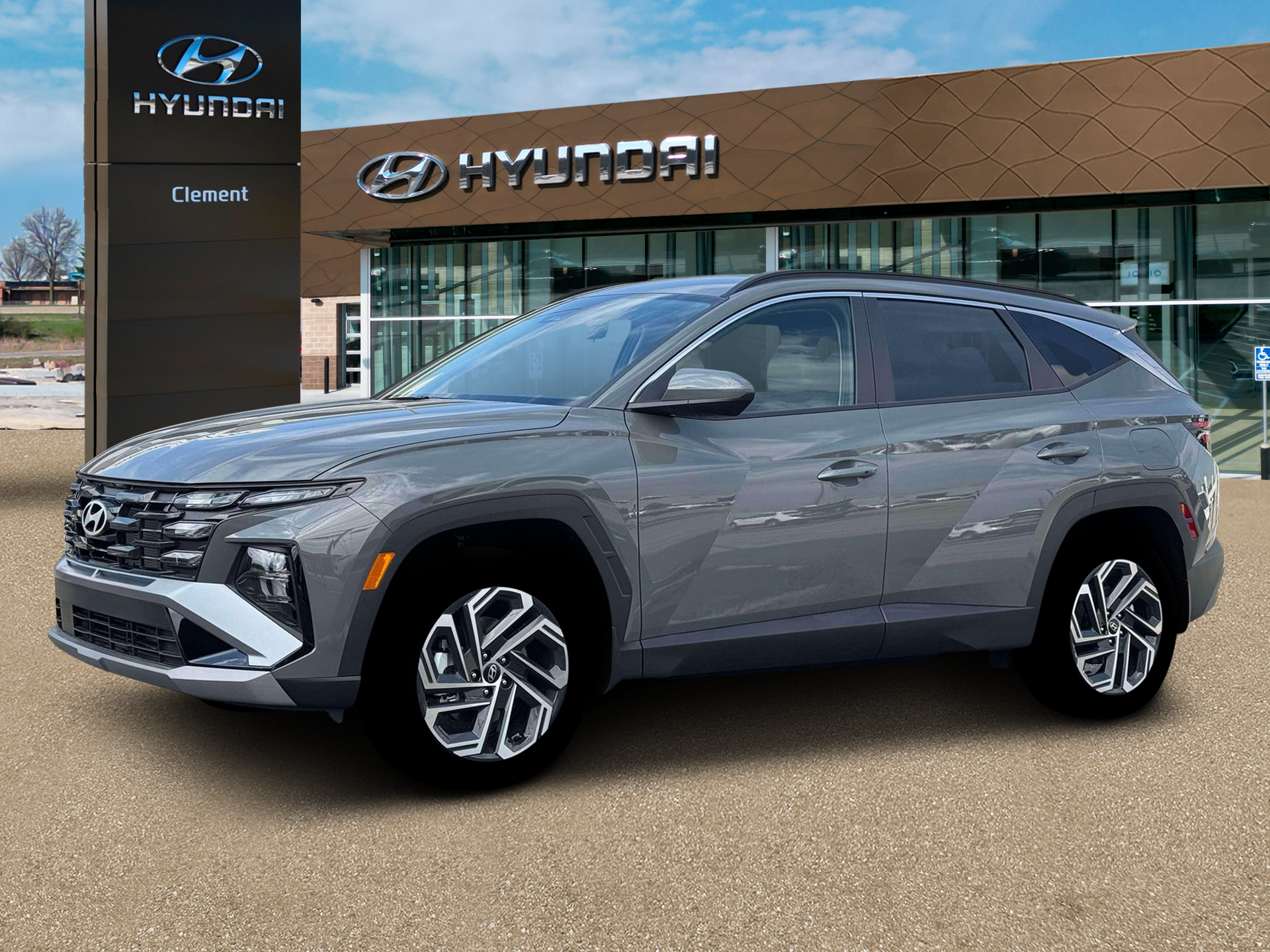 New 2026 Gray Hyundai SEL Plus AWD image 2