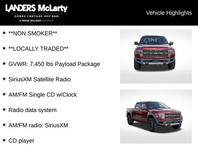 Used 2014 Red Ford SVT Raptor image 5