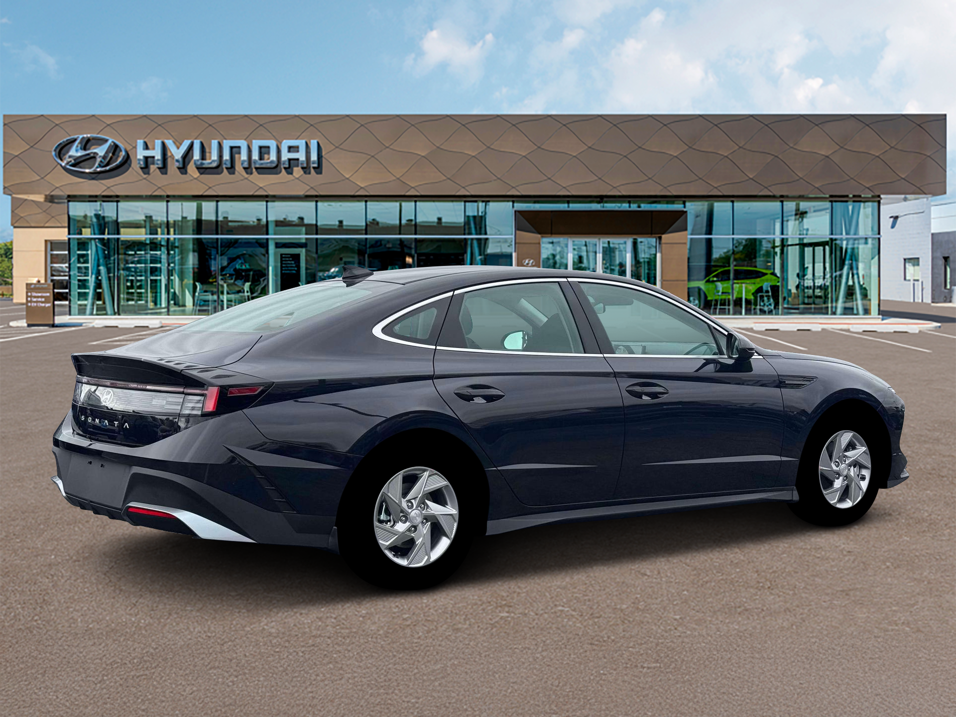 New 2026 Carbon Blue Hyundai SE image 8