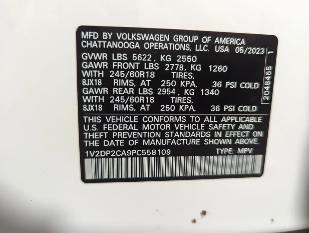 Used 2023 Pure White Volkswagen 2.0T SE image 24