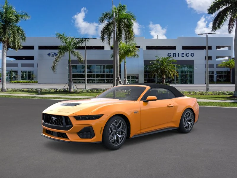 New 2026 Orange Fury Metallic Tri-coat Ford GT Premium Convertible image 1