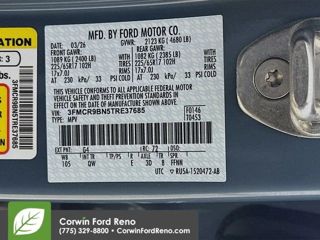 New 2026 Azure Gray Metallic Tri-Coat Ford Big Bend image 31