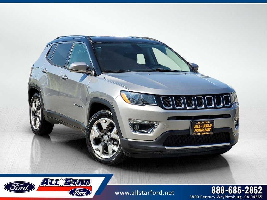 Certified Used 2019 Silver Jeep Limited image 1
