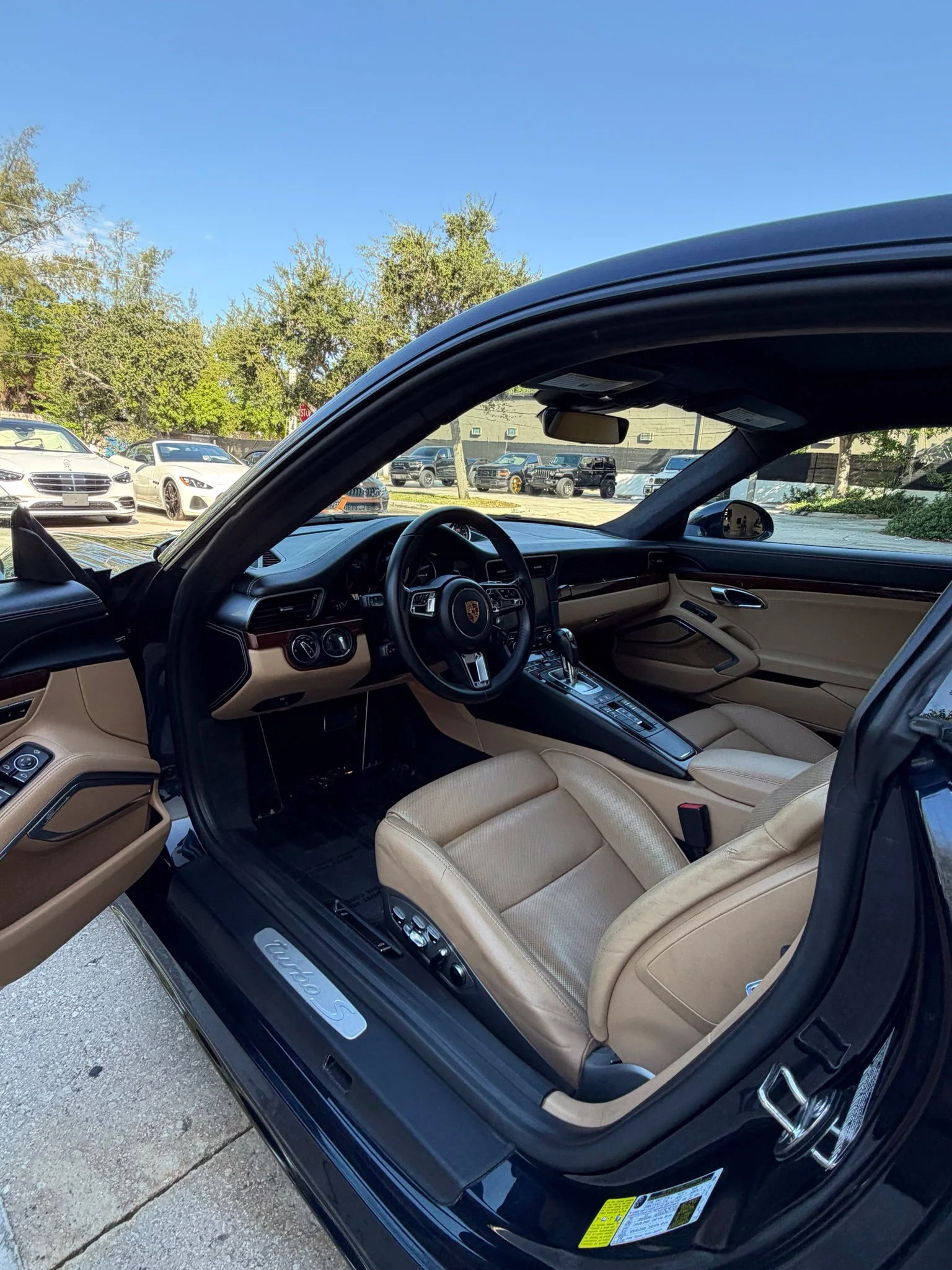 Used 2018 Blue Porsche Turbo S image 10