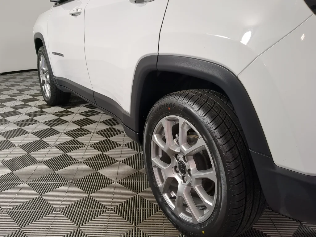 Used 2025 Bright White Clearcoat Jeep Limited image 6