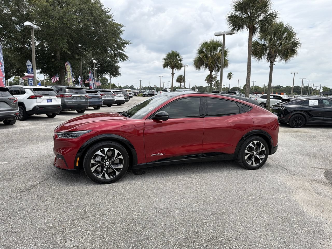 Certified Used 2023 Red Metallic Ford Premium image 1