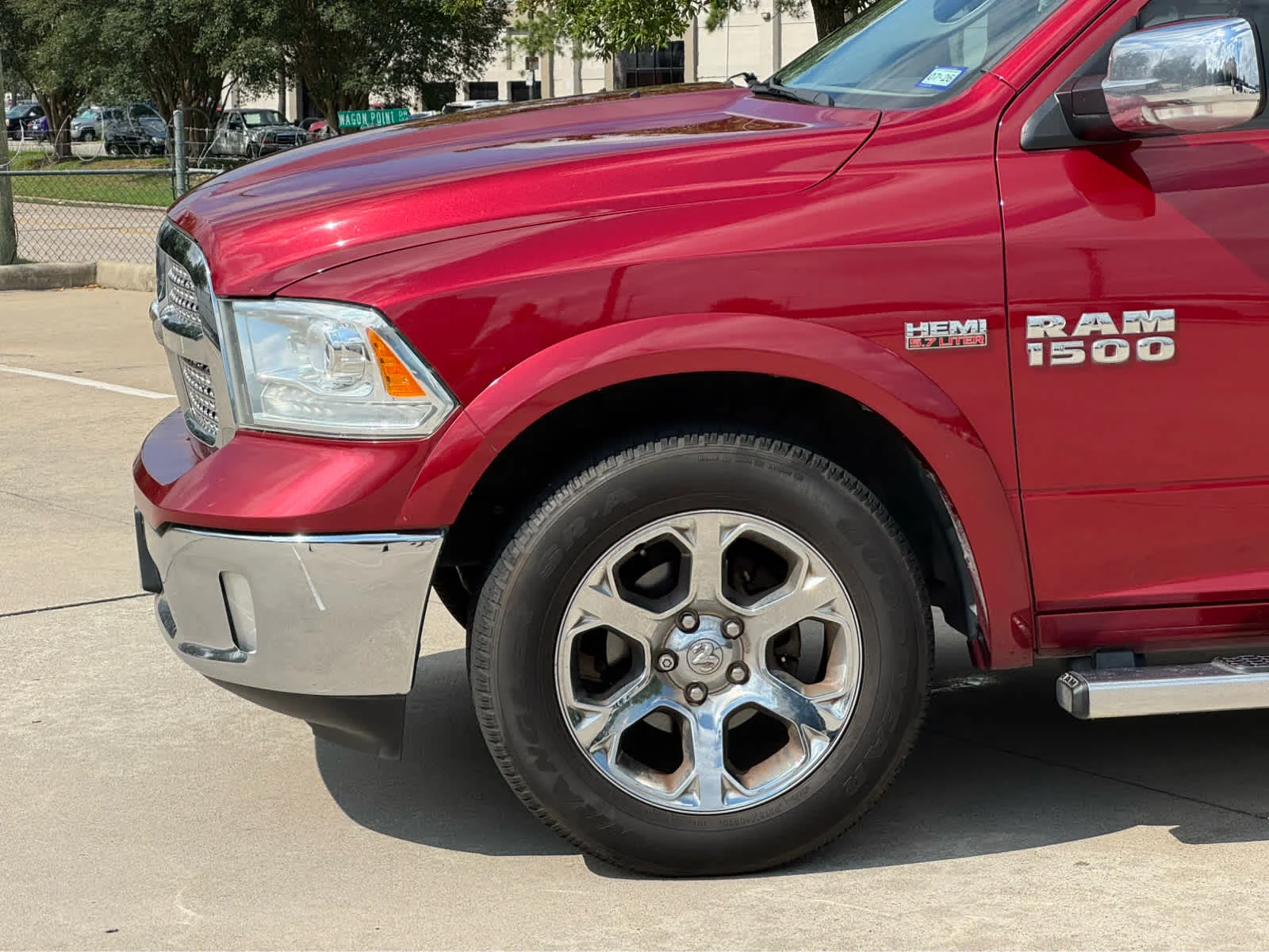 Used 2013 Deep Cherry Red Crystal Pearl Ram Laramie image 10