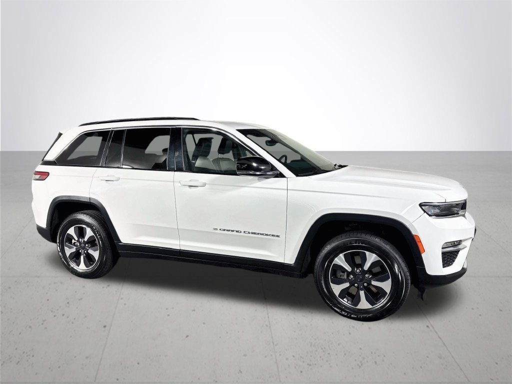 Used 2024 Bright White Clearcoat Jeep 4xe image 4