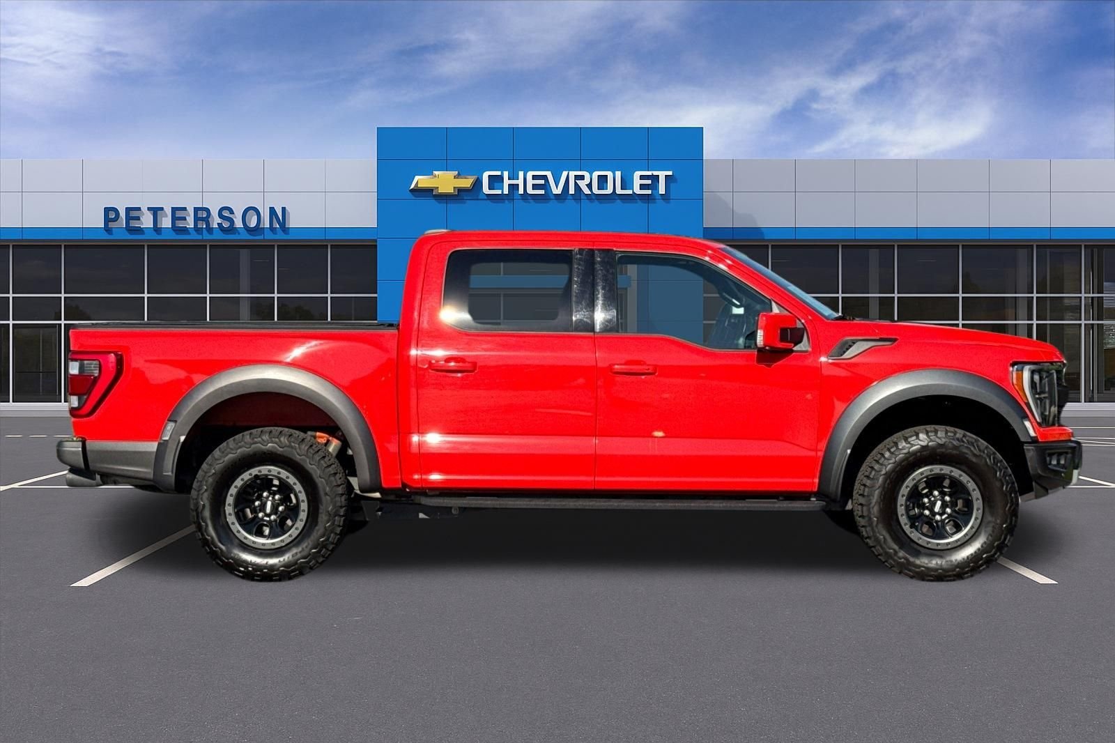 Used 2023 Orange Ford Raptor image 3