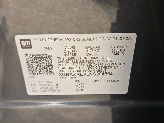 Used 2022 Iron Gray Metallic Chevrolet LT image 29