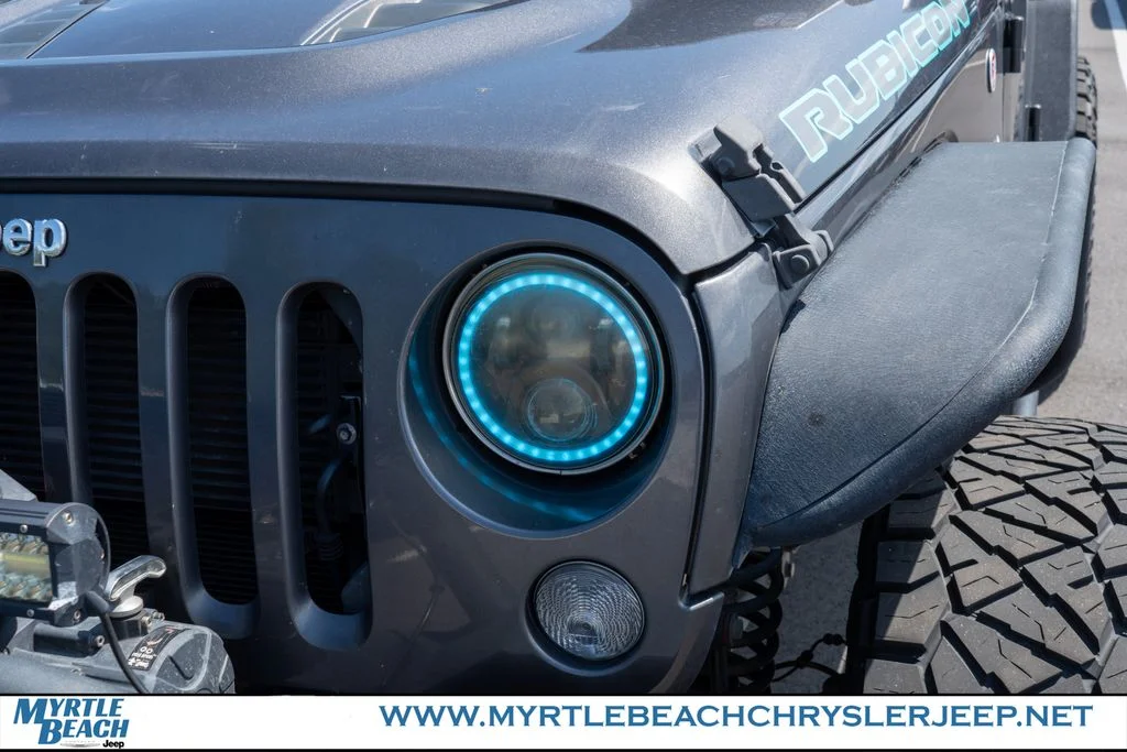 Used 2017 Granite Crystal Metallic Clearcoat Jeep Unlimited Rubicon image 11