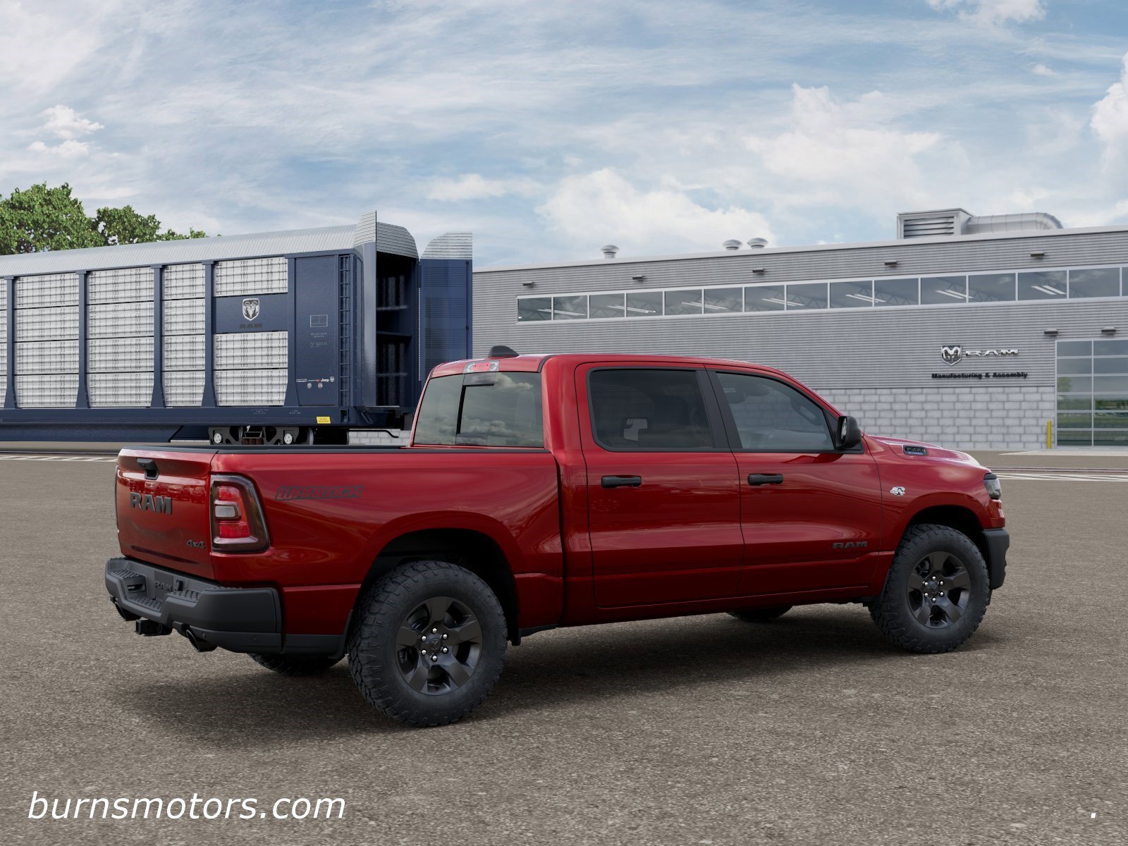 New 2026 Molten Red Pearl-Coat Exterior Paint RAM Warlock image 4