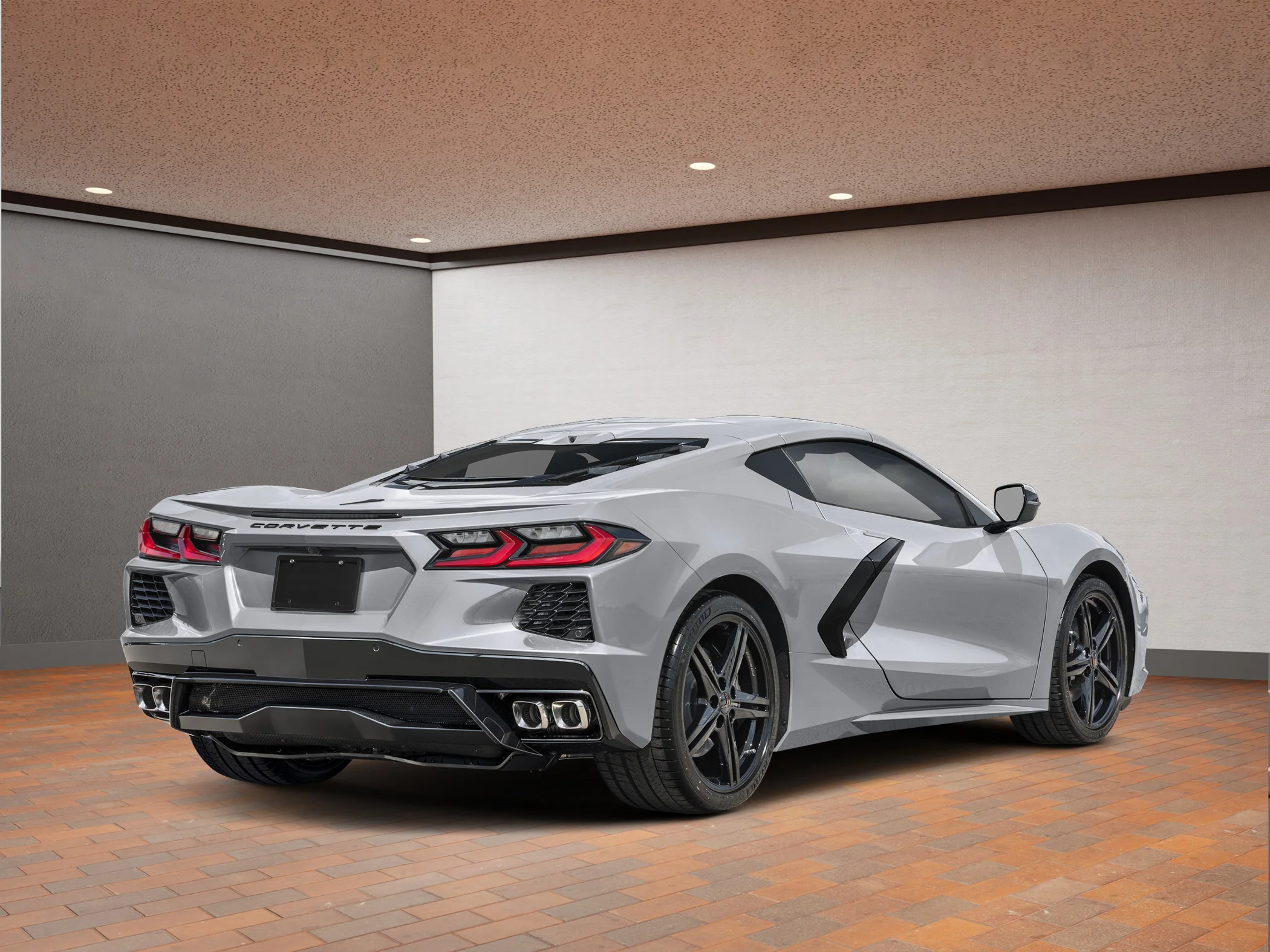 New 2026 Silver Chevrolet Stingray Coupe 1LT image 2