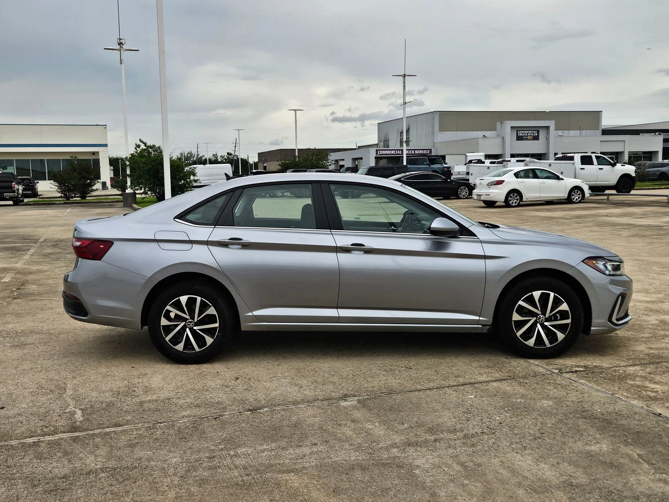 Certified 2025 Volkswagen Jetta S with VIN 3VW5X7BU2SM065097 for sale in Manvel, TX