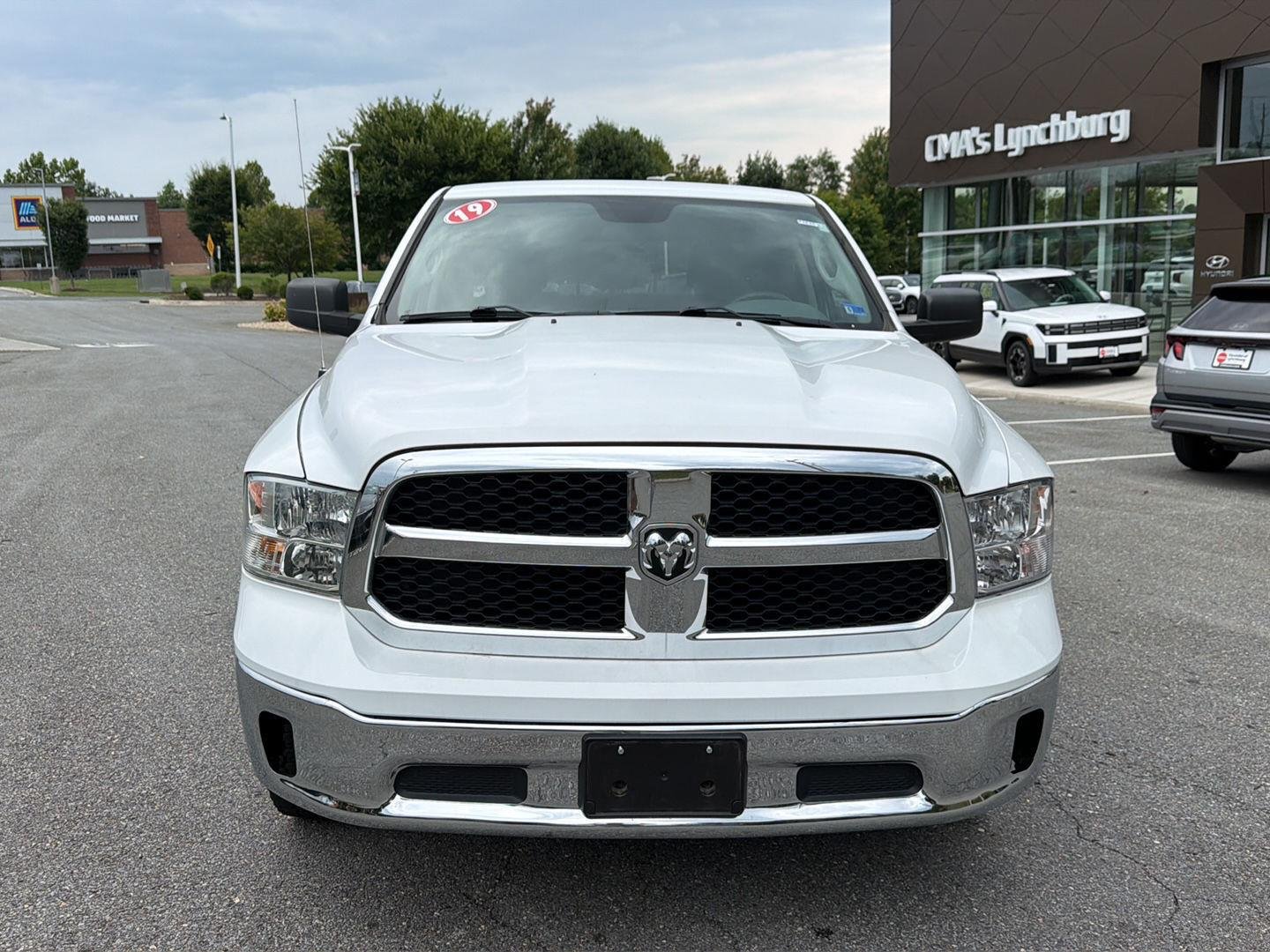 Used 2019 Bright White Clearcoat Ram SLT image 3