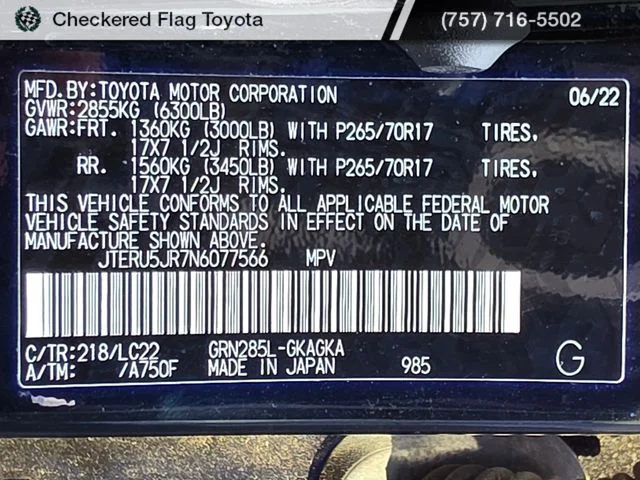 Used 2022 Midnight Black Metallic Toyota TRD Off-Road Premium image 20