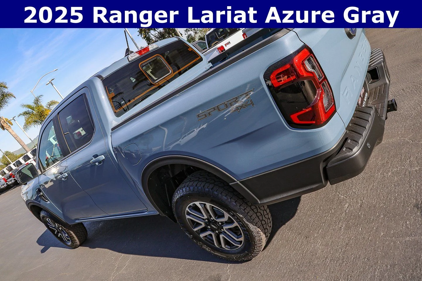 New 2025 Azure Gray Metallic Tri-coat Ford LARIAT® image 10
