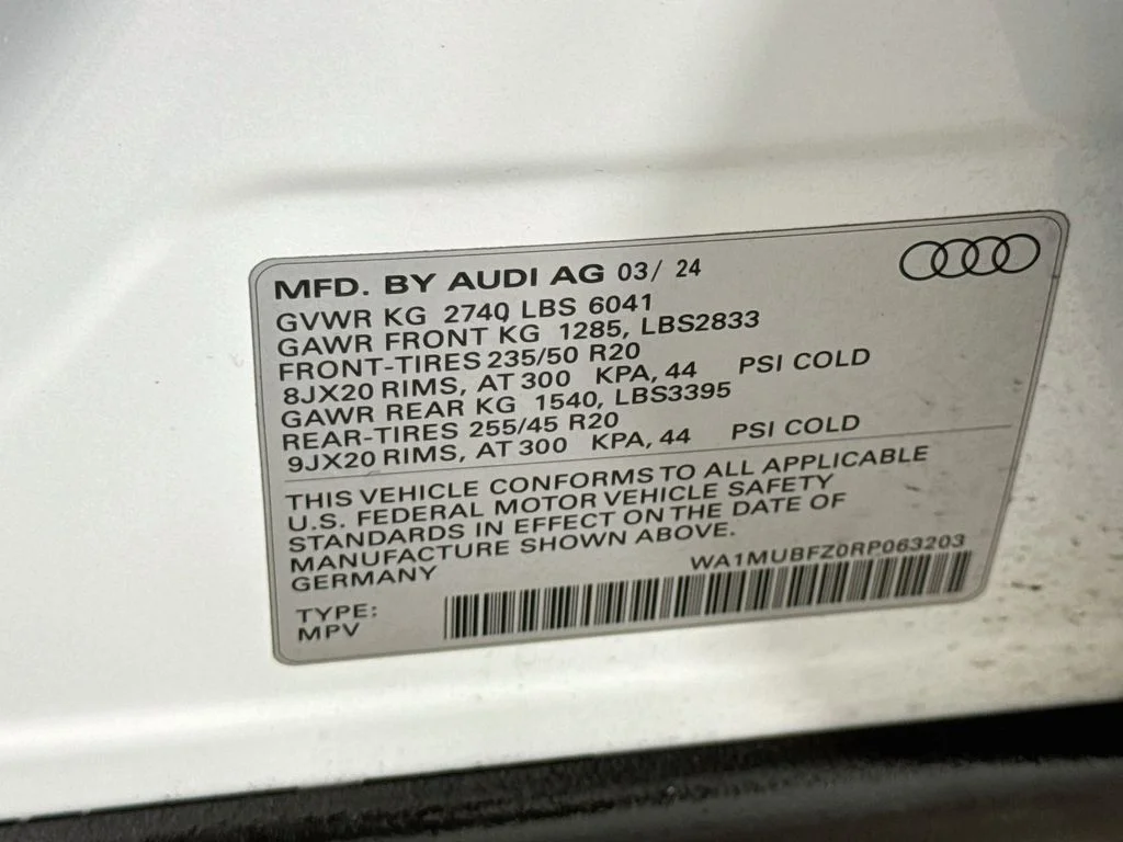 Used 2024 White Audi Prestige image 33